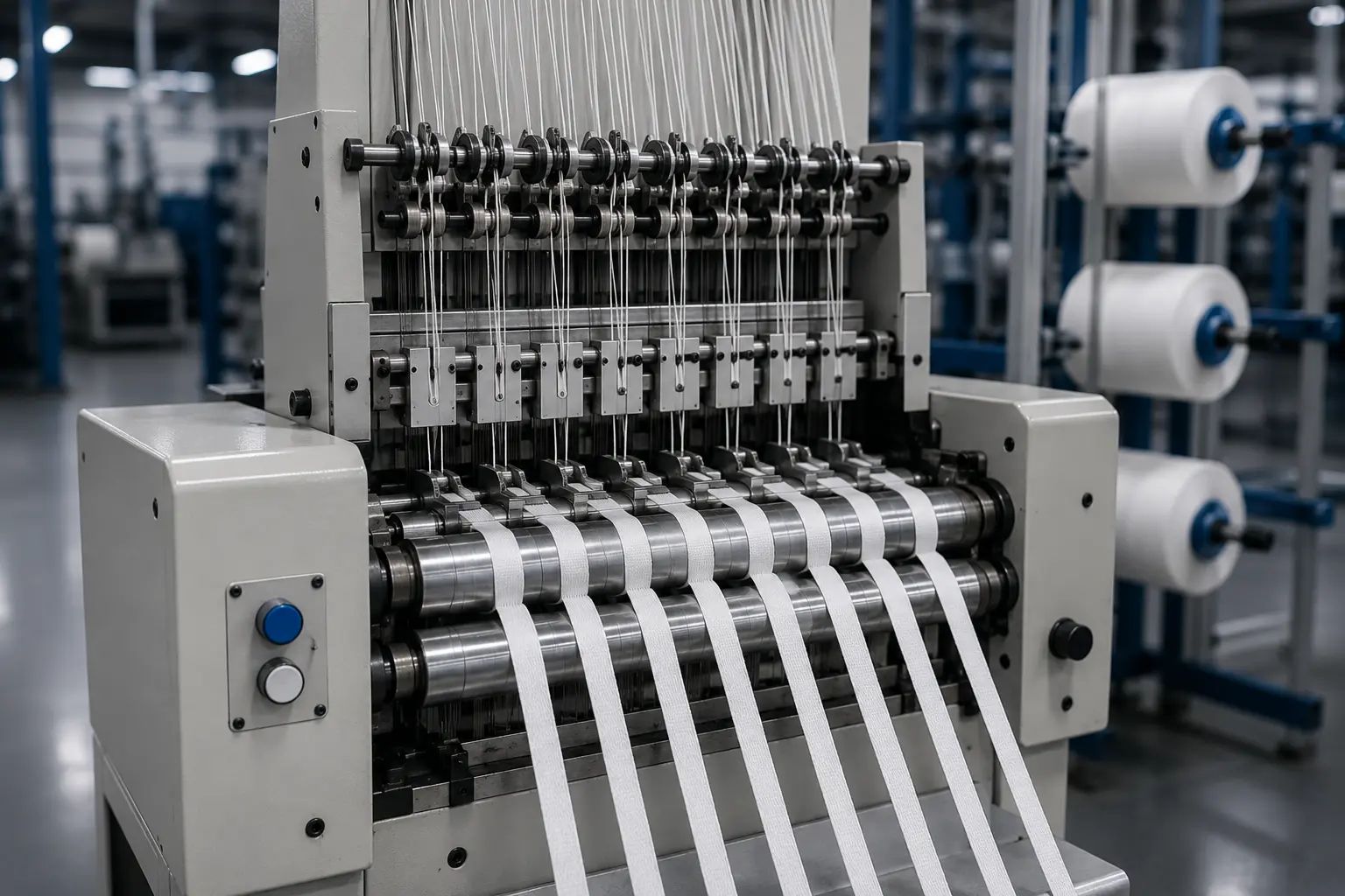 Weaving looms at MLDC